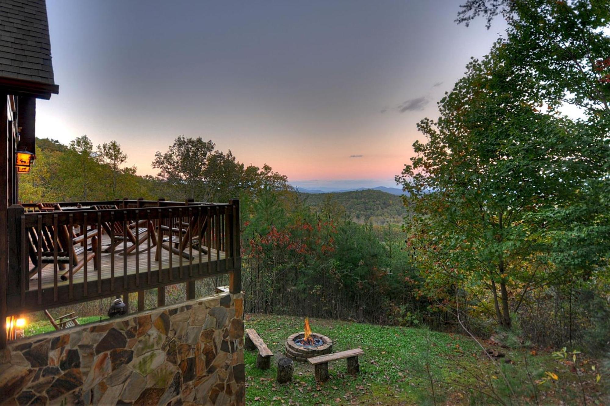The View Sweeping Mountain Views Gas Fireplace Game Room Hot Tub Блу-Ридж Екстер'єр фото