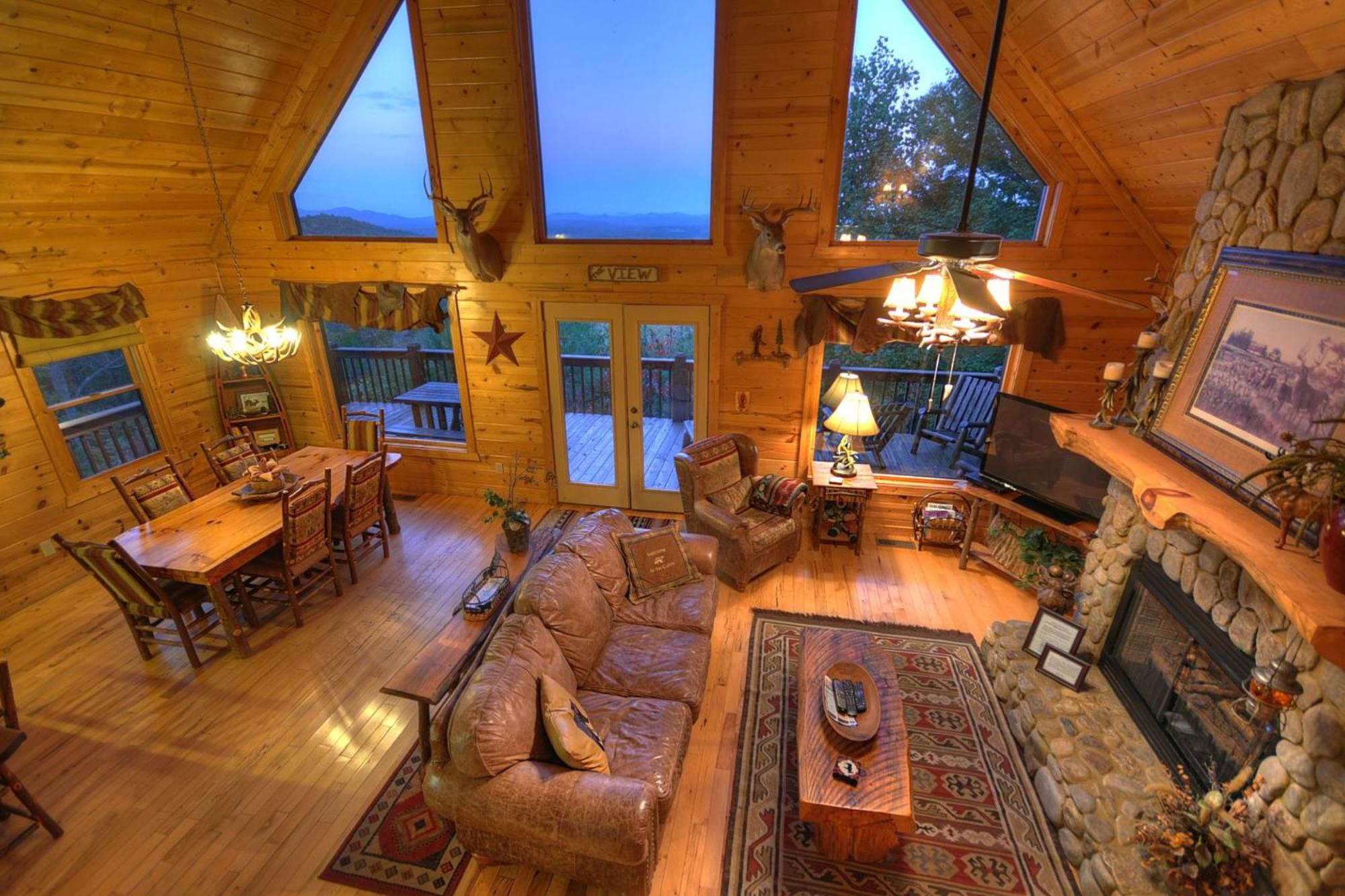 The View Sweeping Mountain Views Gas Fireplace Game Room Hot Tub Блу-Ридж Екстер'єр фото